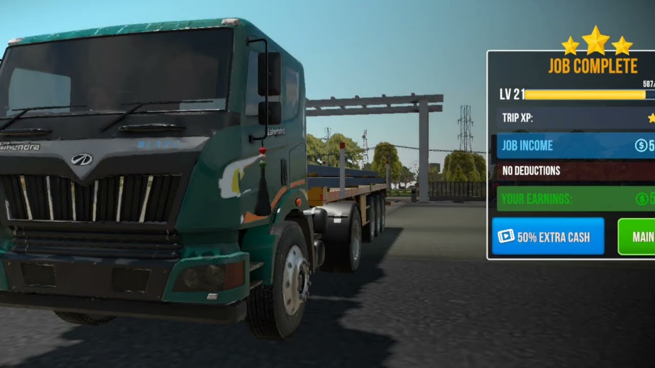 Truck Masters India Simulator Mobile Gameplay - New Garage Driving New Truck | Truck Games