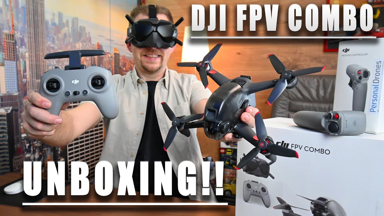UNBOXING DJI FPV DRONE COMBO e Motion Controller!