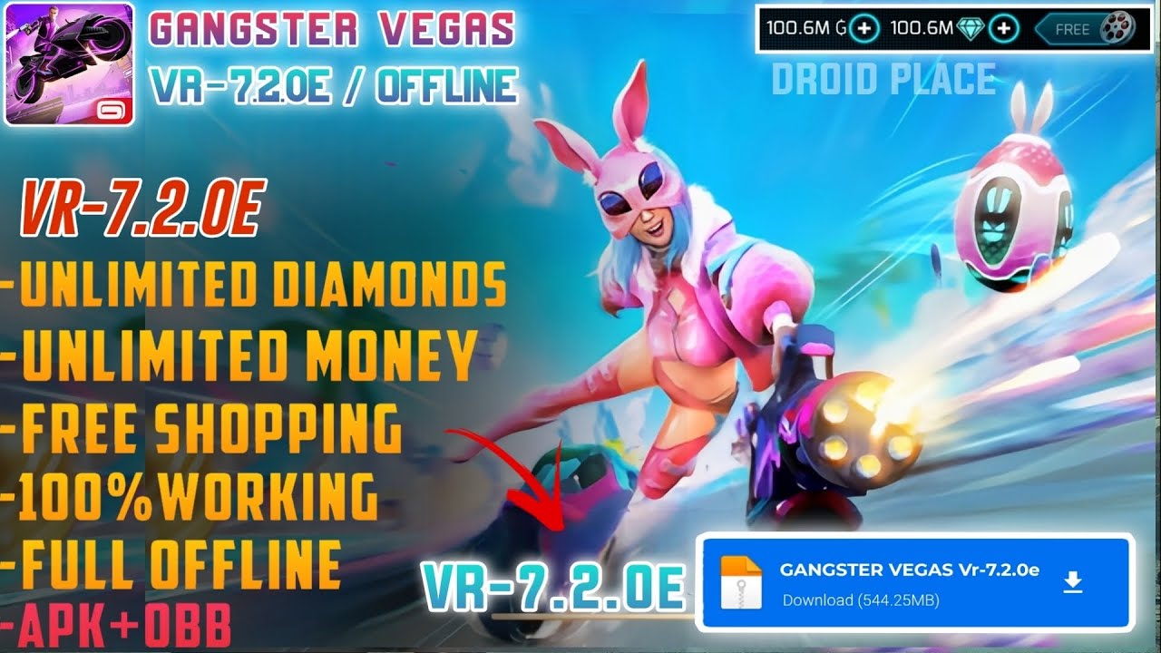 Gangster Vegas Latest Vr 7.2.0e Mod Apk Highly Compressed Unlimited Money,Vip 10,Working Update 2024