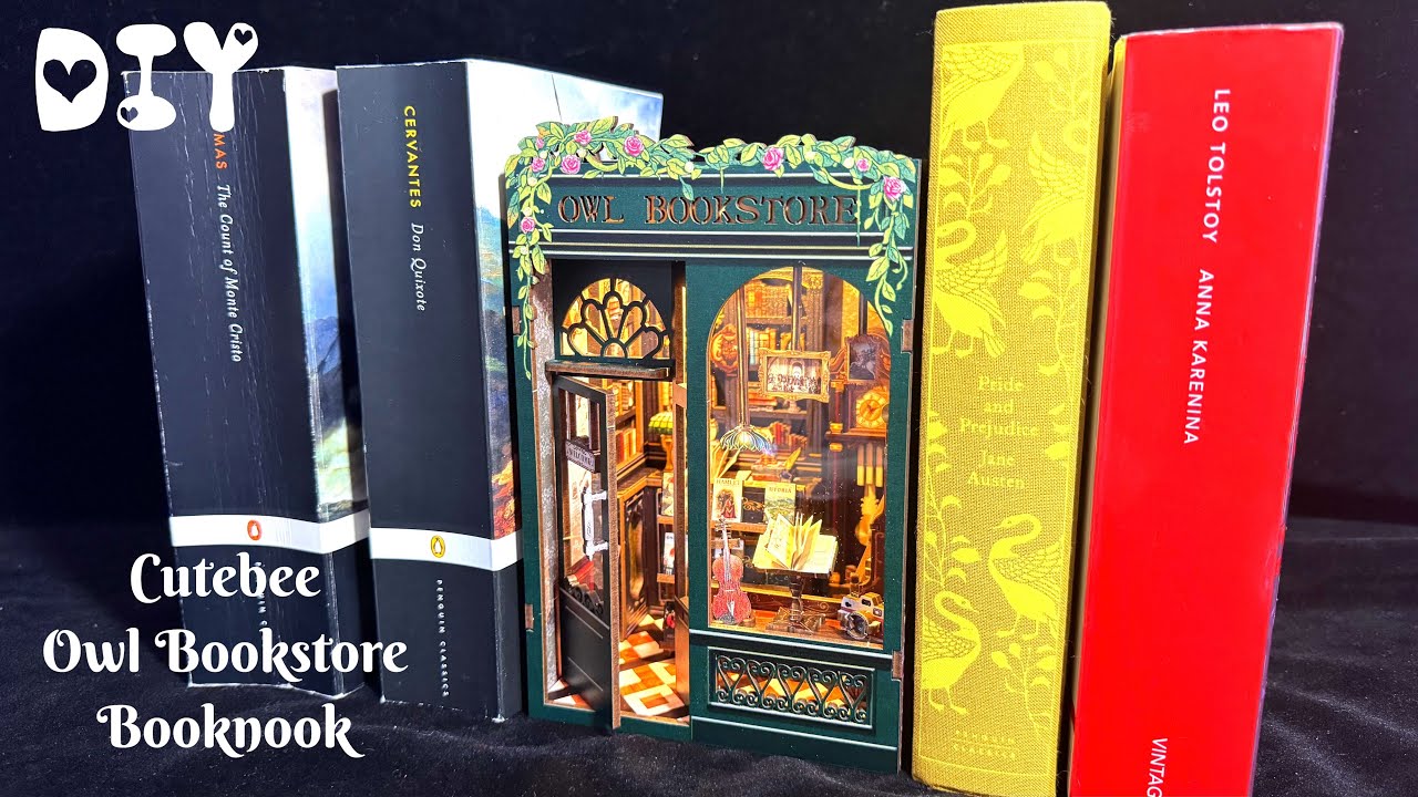 Owl Bookstore Book Nook ｜ A Tiny Tale of Timeless Wisdom and Wonder