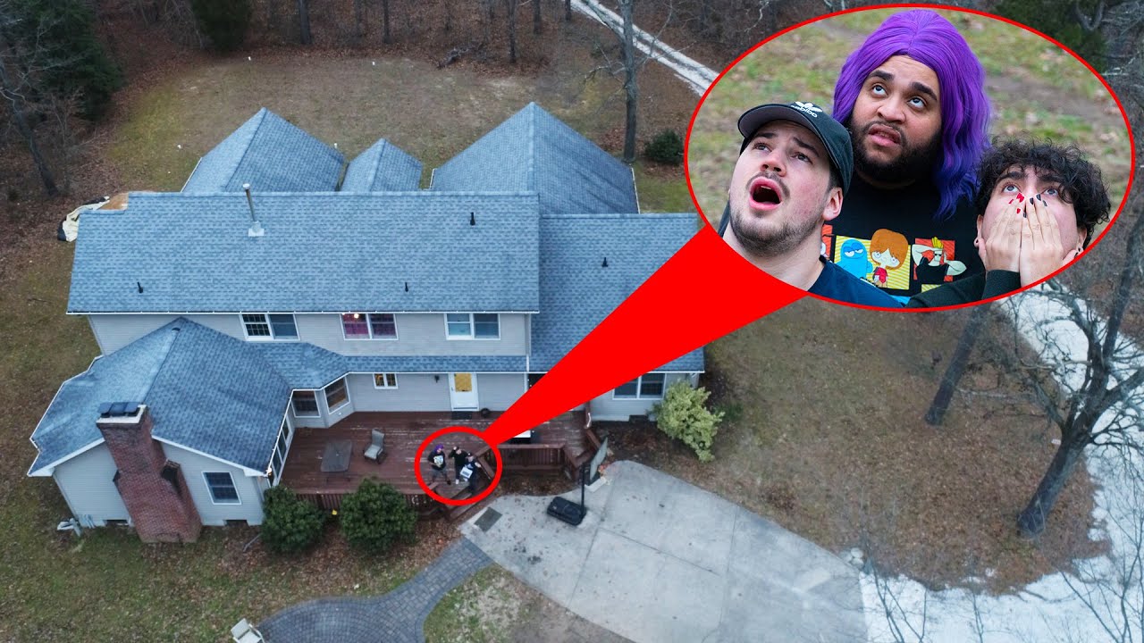 I flew a drone over McJuggerNuggets RiDGiD House and this is what I saw..