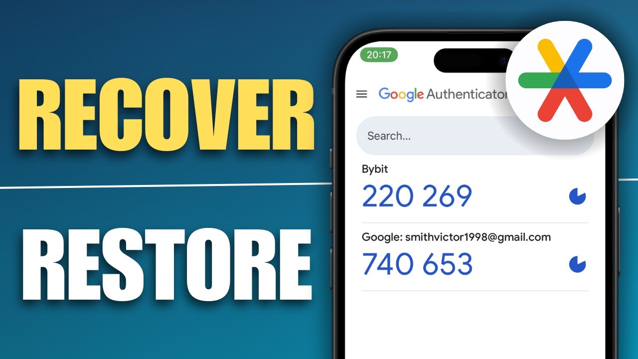 How to Recover Google Authenticator Account | Restore Google Authenticator Codes