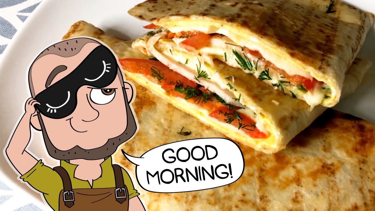 Быстрый ЗАВТРАК для ленивых / ИЗ ЛАВАША (Toony Cook)