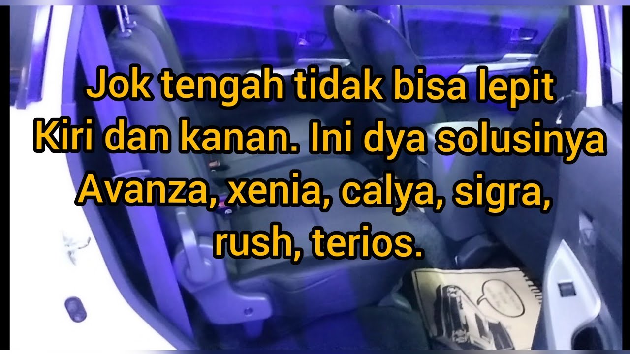 cara perbaiki jok tengah avanza calya sigra rush xenia terios terkunci dua duanya