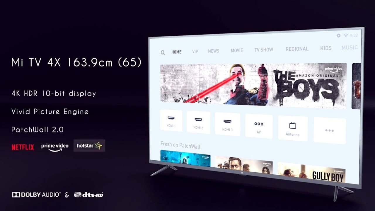 Mi TV 4X 65 inch - 4K HDR Android