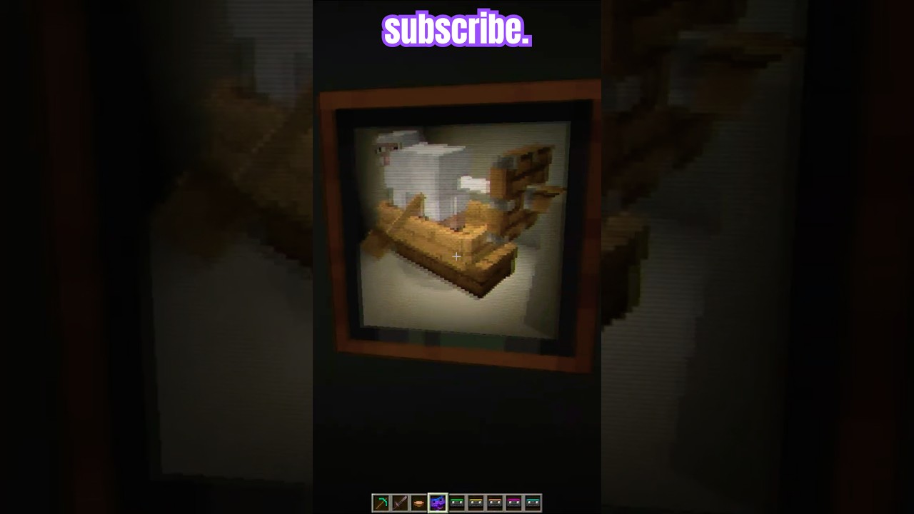 The Minecraft Mod that gives you a TV! 📺 (Vista) #minecraft #shorts