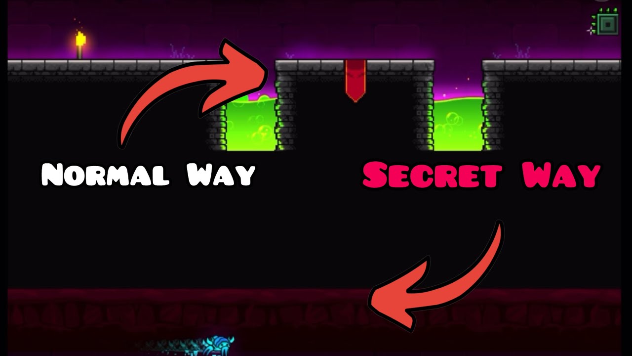 Dash Secret Way?! | Geometry Dash