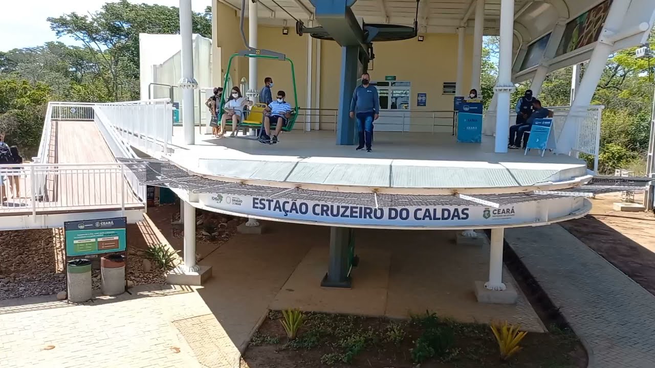 FOI INAUGURADO O TELEFÉRICO DO CALDAS. BARBALHA.  VIZINHO A TERRA DO MEU PADIM