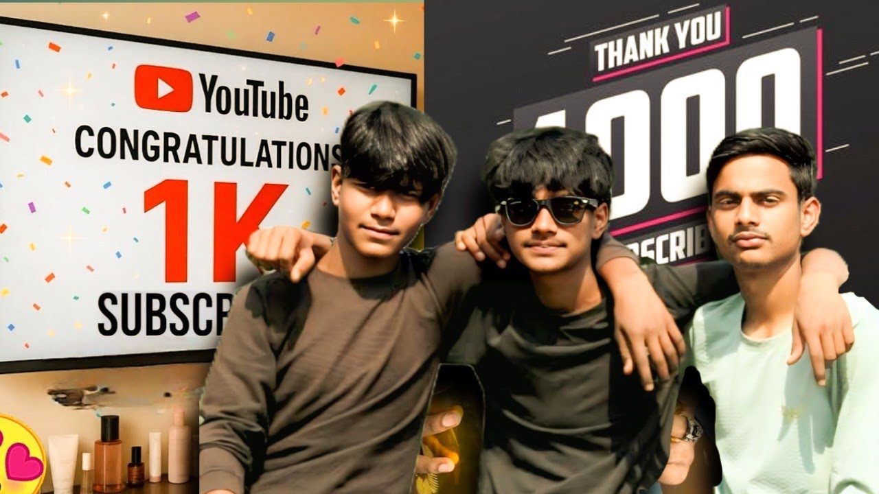 1k subscriber celebration 🎉