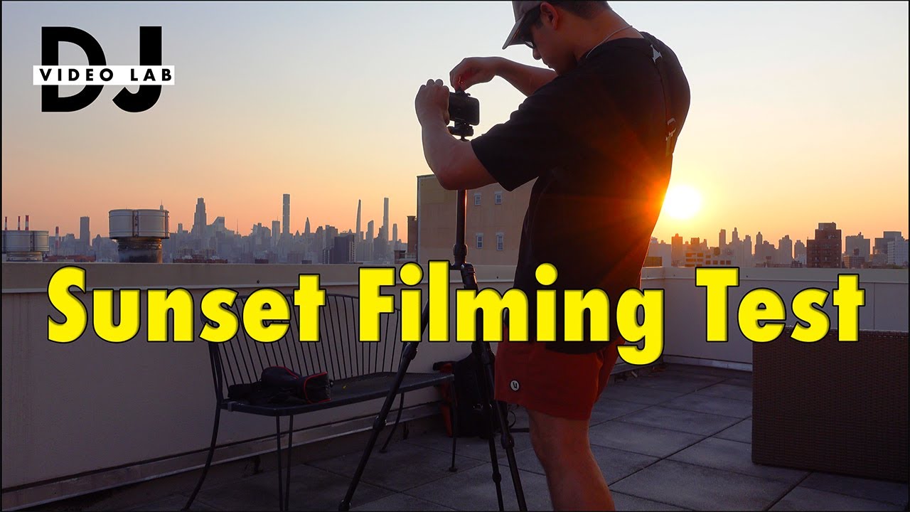 Tried Filming a DJ Set during Sunset (Simple Setup)