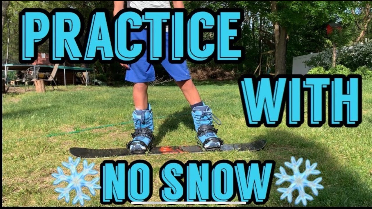 PRACTICE SNOWBOARDING WITH NO SNOW! (*whenever*)