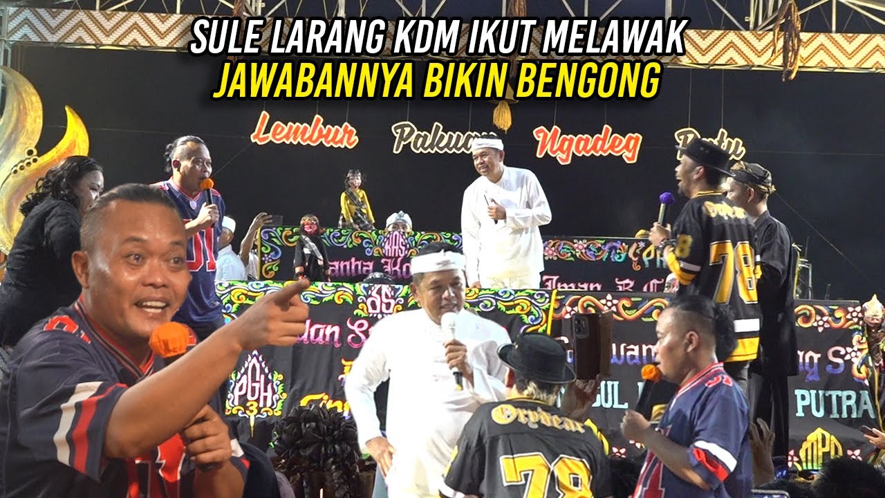 SUDAH JADI GUBERNUR - SULE LARANG KDM IKUT MELAWAK | JAWABANNYA BIKIN BENGONG