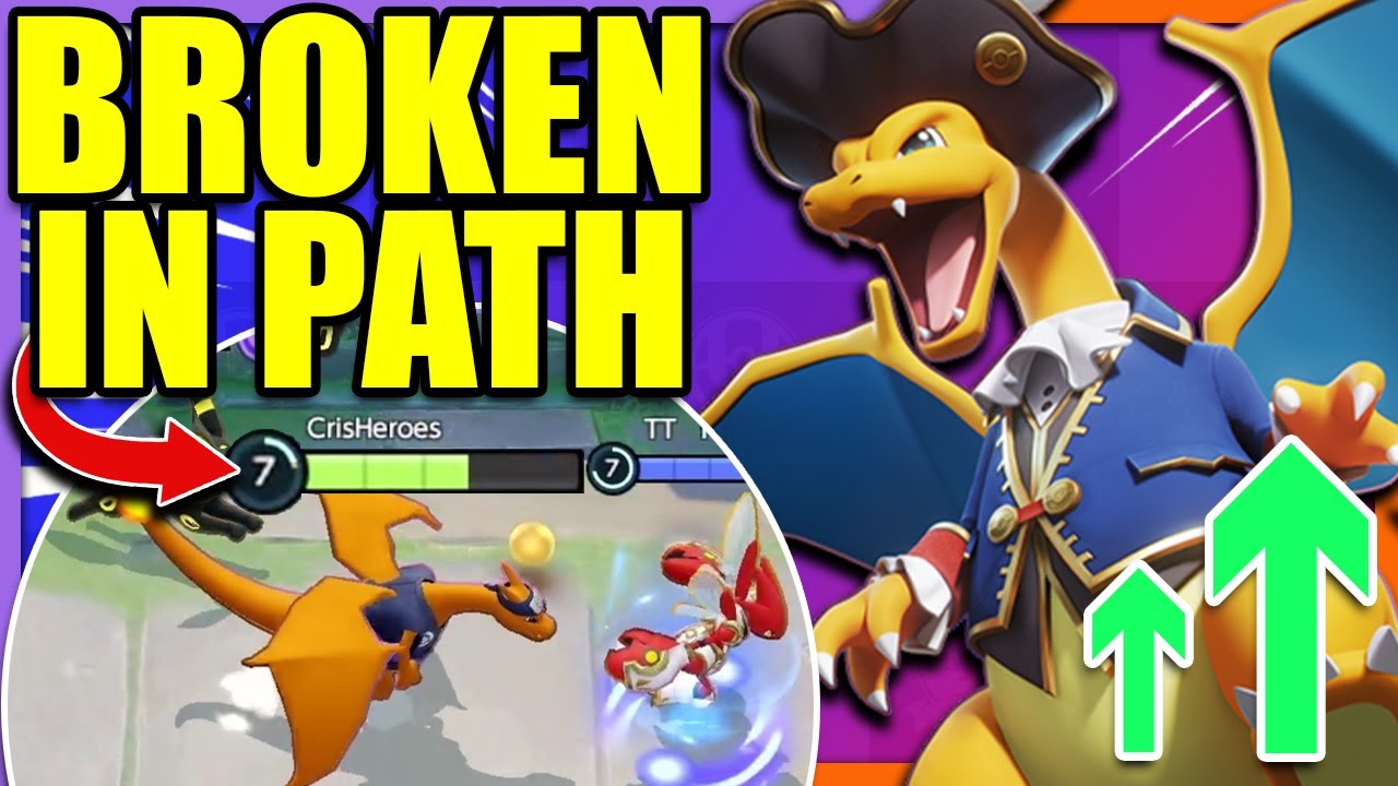 LEVEL 7 CHARIZARD makes it finally BROKEN in PATH | Pokemon Unite