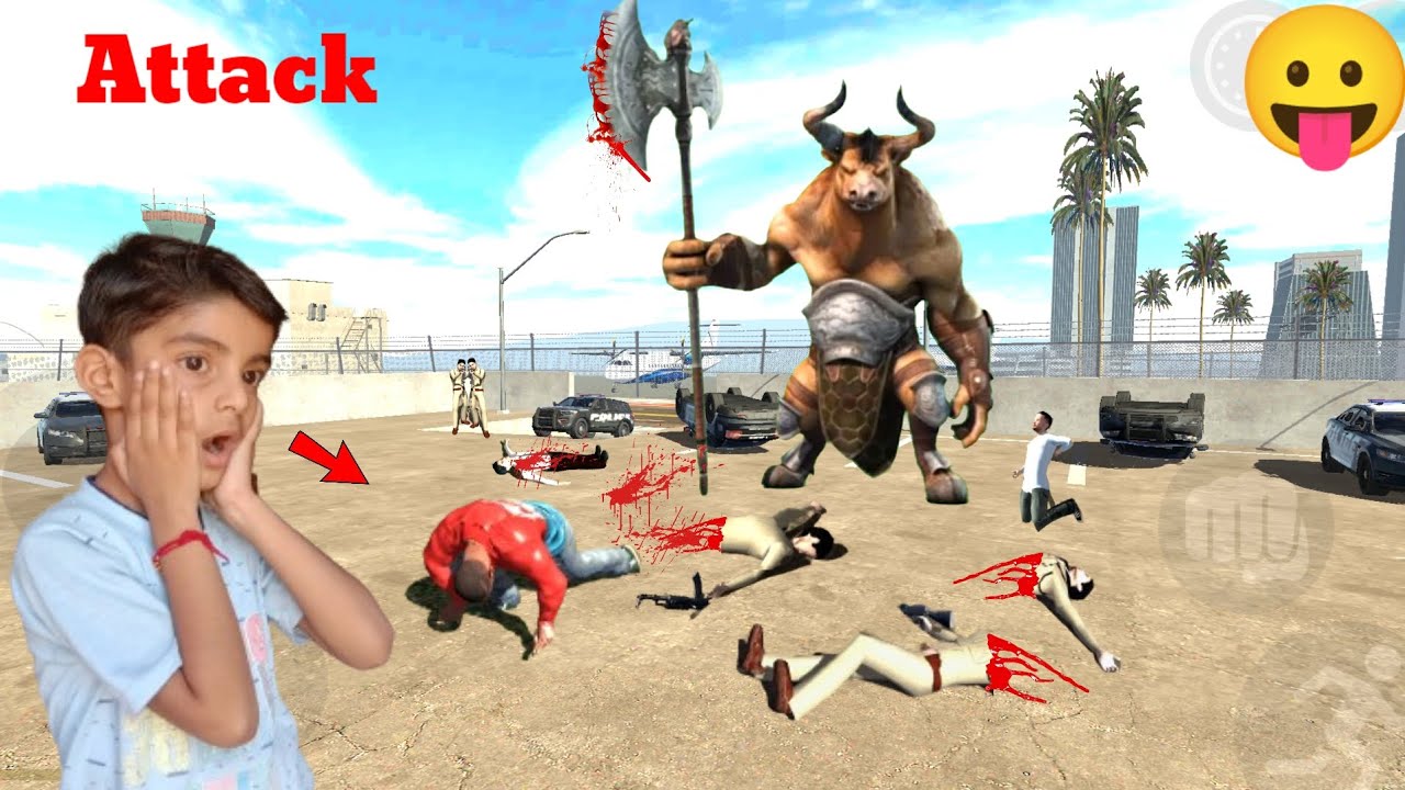 Monster Attack 😭 In Indian Bikes Driving 3D 🤗 New Latest Monster Funny Video 👏 New Latest Story 👌👍