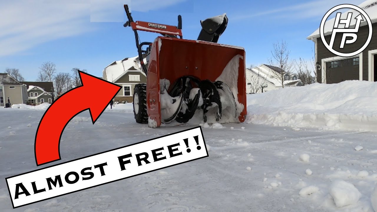 How to: Fix a broken snowblower and flip it for cash!