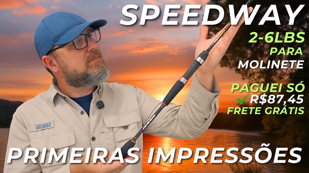 Vara Albatroz SPEEDWAY S561 2-6lbs &eacute; boa? PRIMEIRAS IMPRESS&Otilde;ES