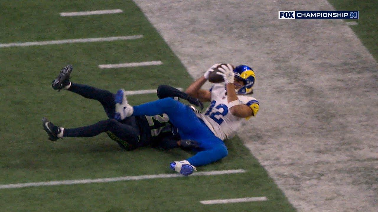 Puka Nacua is ruled down on Rams' final play, Seahawks win NFC Championship 🏆 NFL on FOX