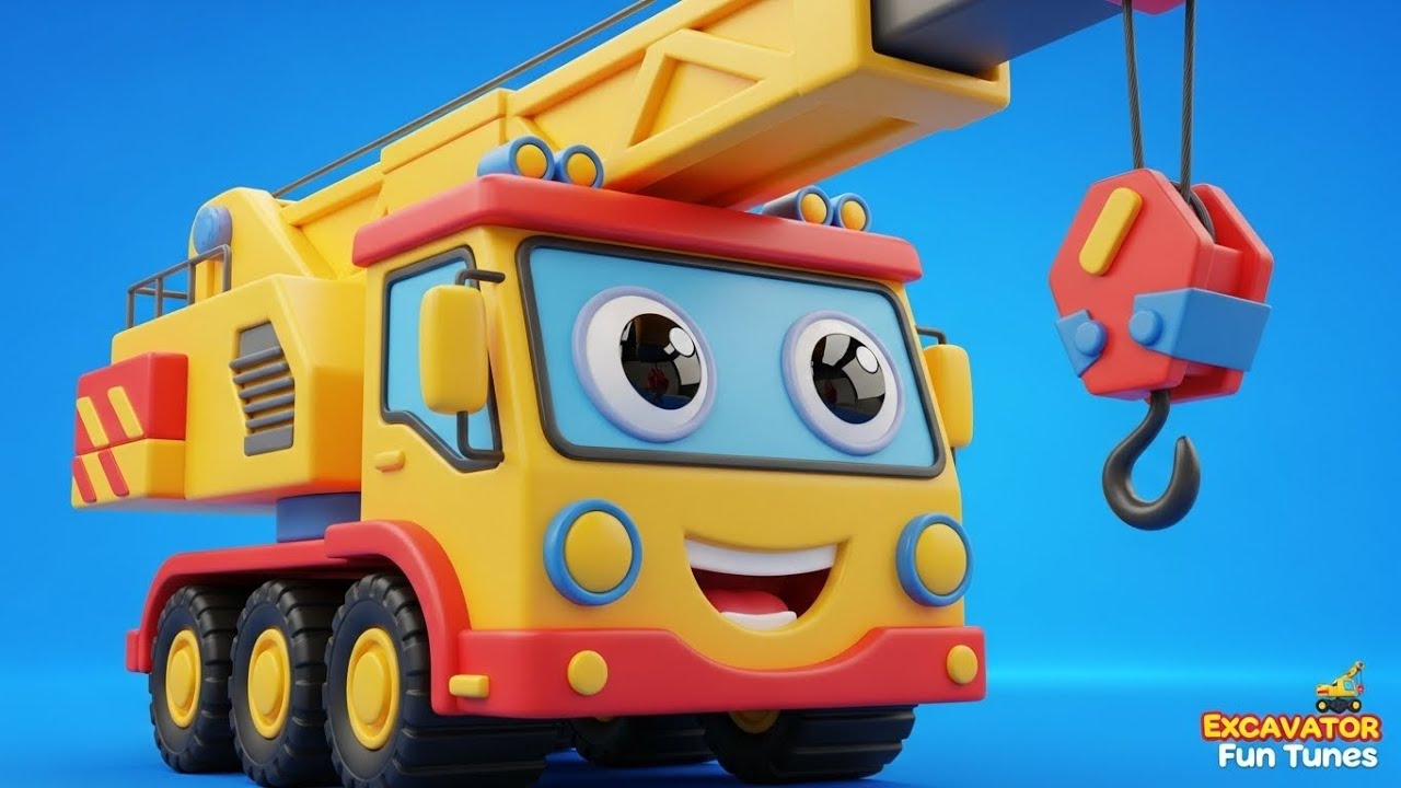 👷 3D Construction Truck Friends Build a Dream City – Fun & Learning for Kids!