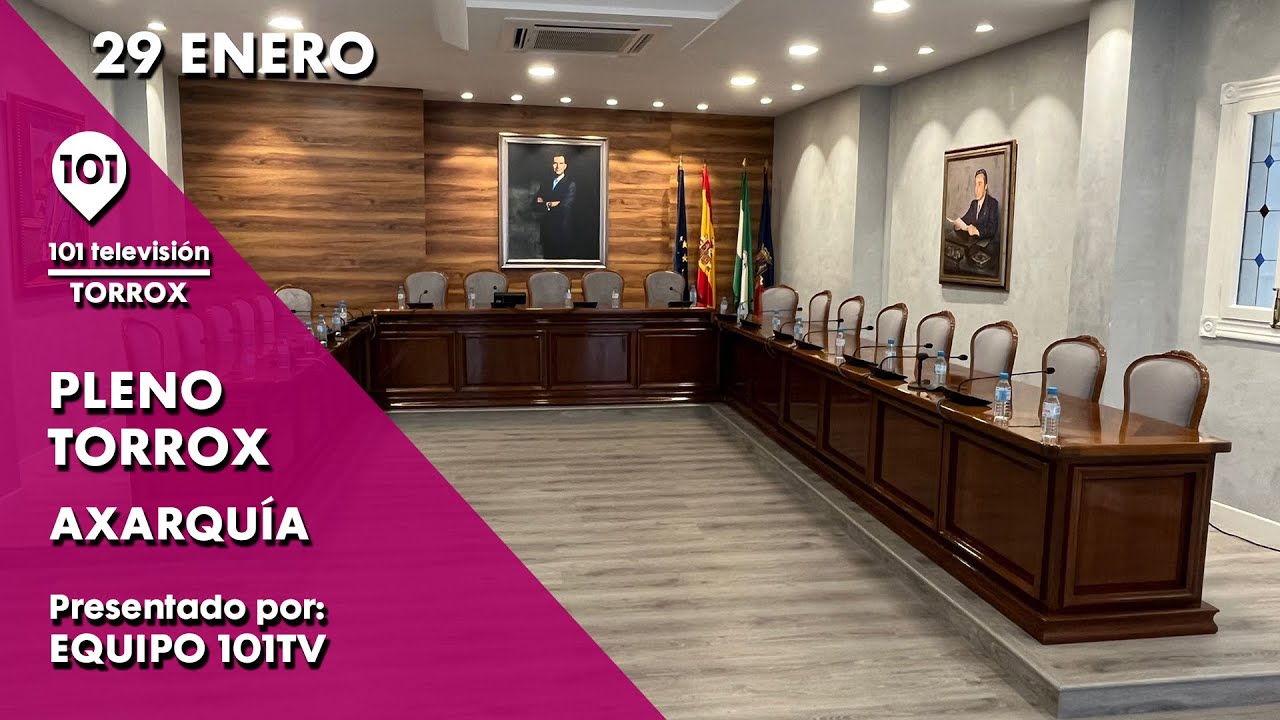 🔴 PLENO AYUNTAMIENTO TORROX | 29 enero