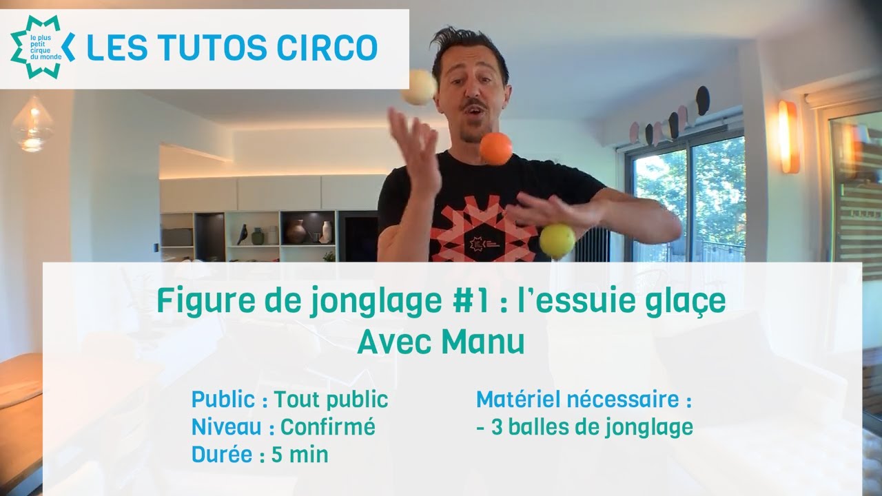 Figure de jonglage #1 : l'essuie glace.