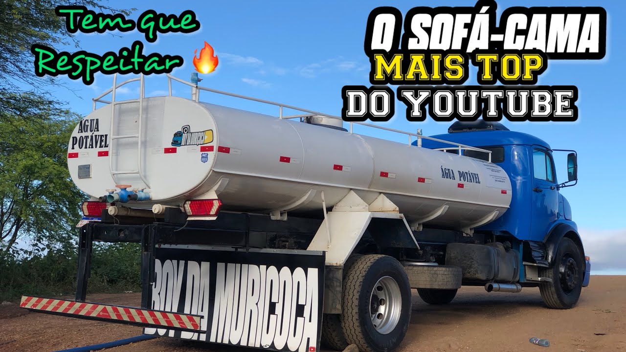 FIZ O SOFÁ-CAMA PARA CAMINHÃO - MAIS TOP DO BRASIL 🇧🇷 🔥