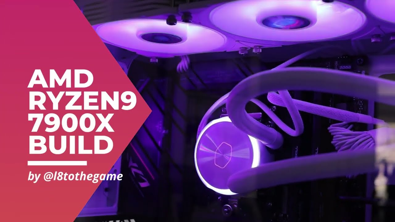 #asmr  - AMD Ryzen 9 7900x - ASUS ROG STRIX pc build #pcgaming #pcbuild