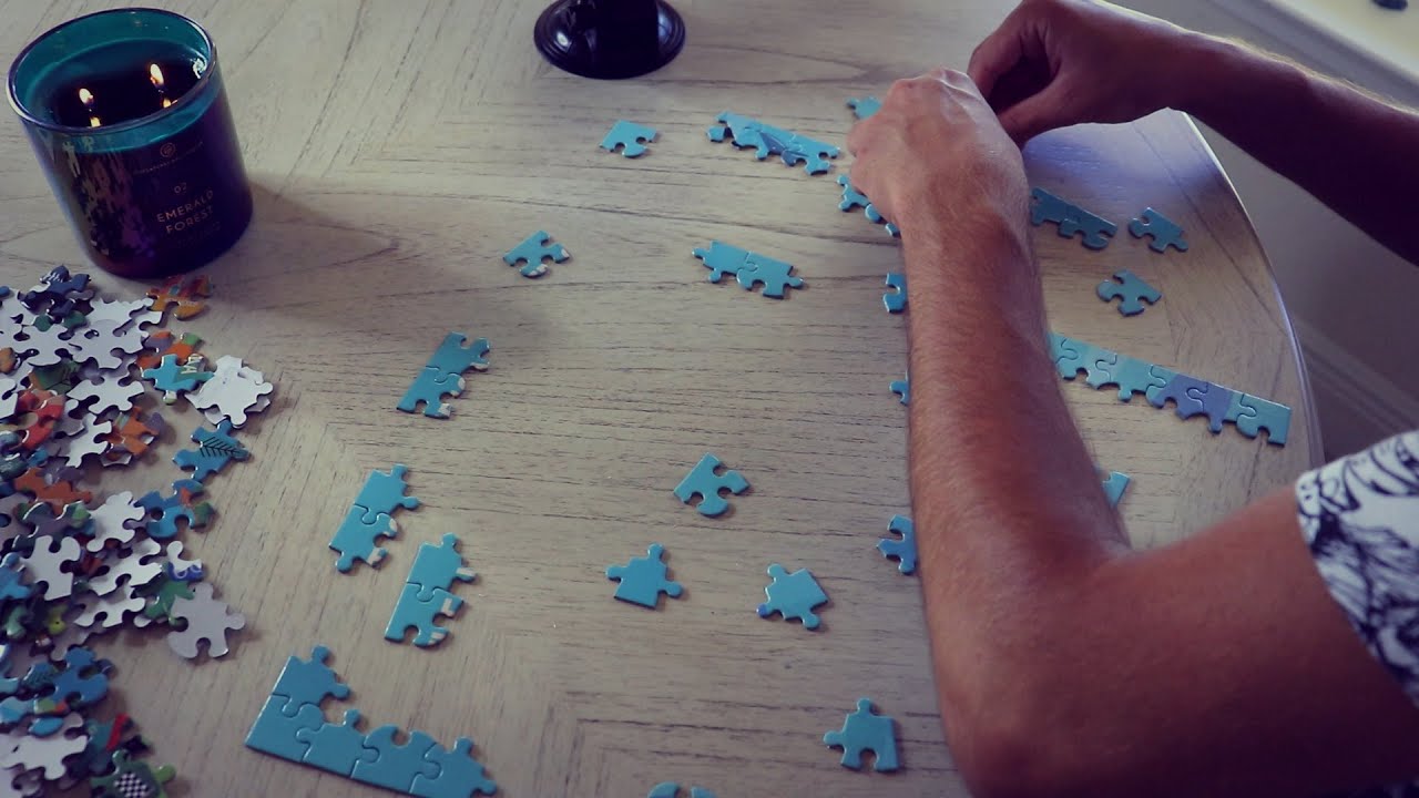 Solving a 500 Count Jigsaw Puzzle (ASMR)