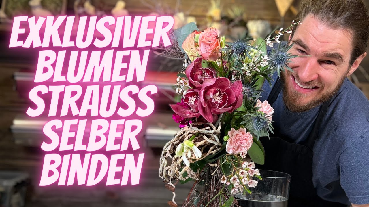 Exklusiver Blumenstrauss selber binden - DIY Inspiration vomBlumenmann für Blumenmann Style