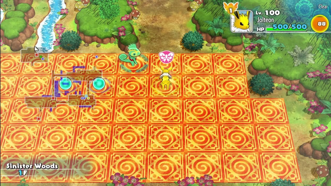 135 Jolteon VS Kecleon | Pokémon Mystery Dungeon Rescue Team DX