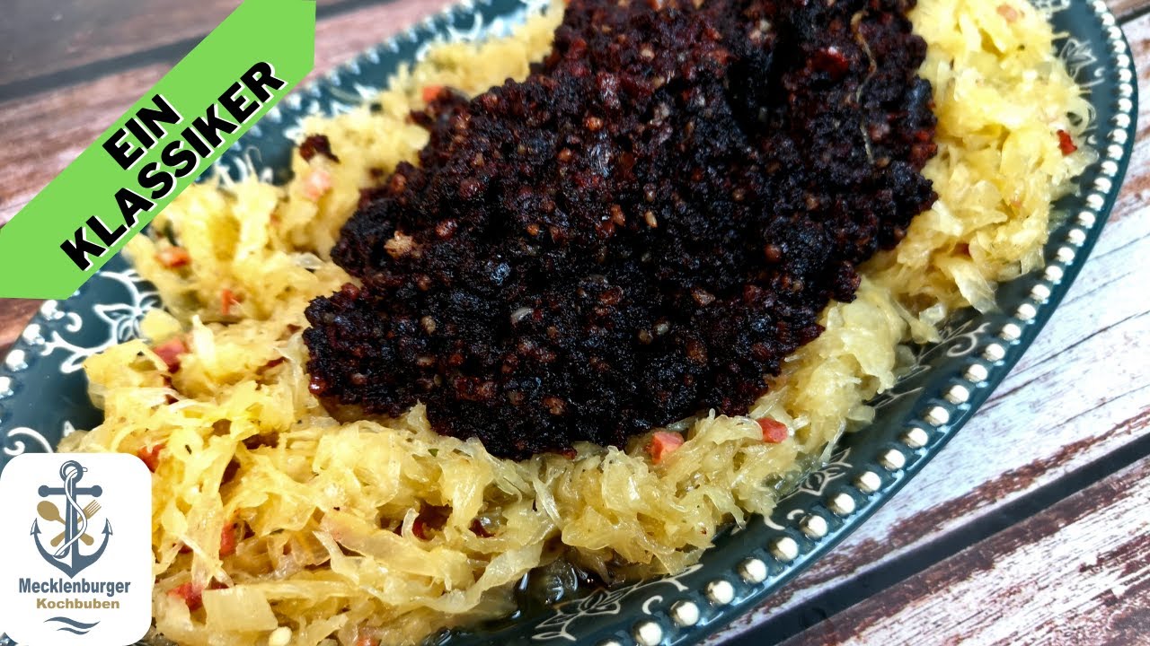 Omas Grützwurst mit Sauerkraut  (Rezept Klassiker)