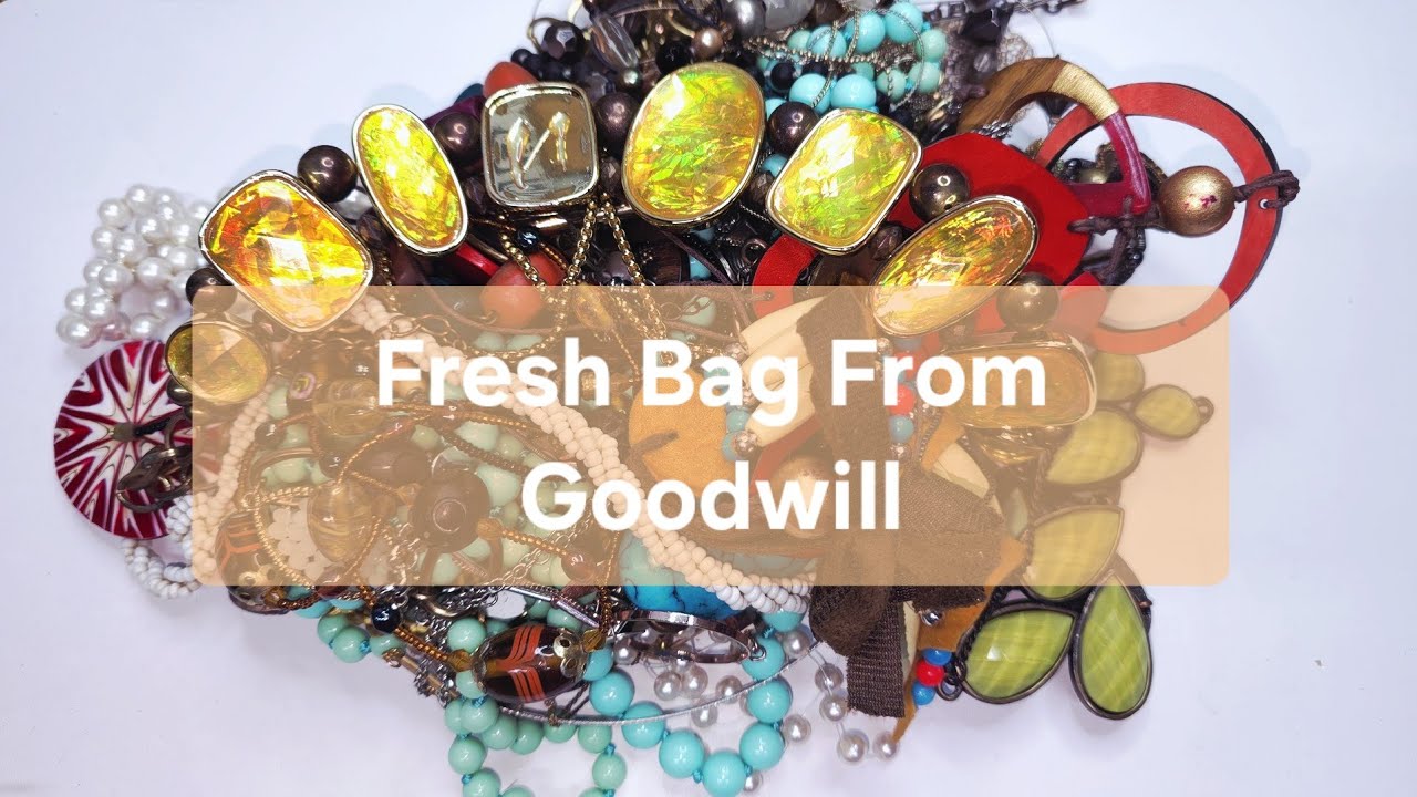 Fresh from the Goodwill Jewelry Jar