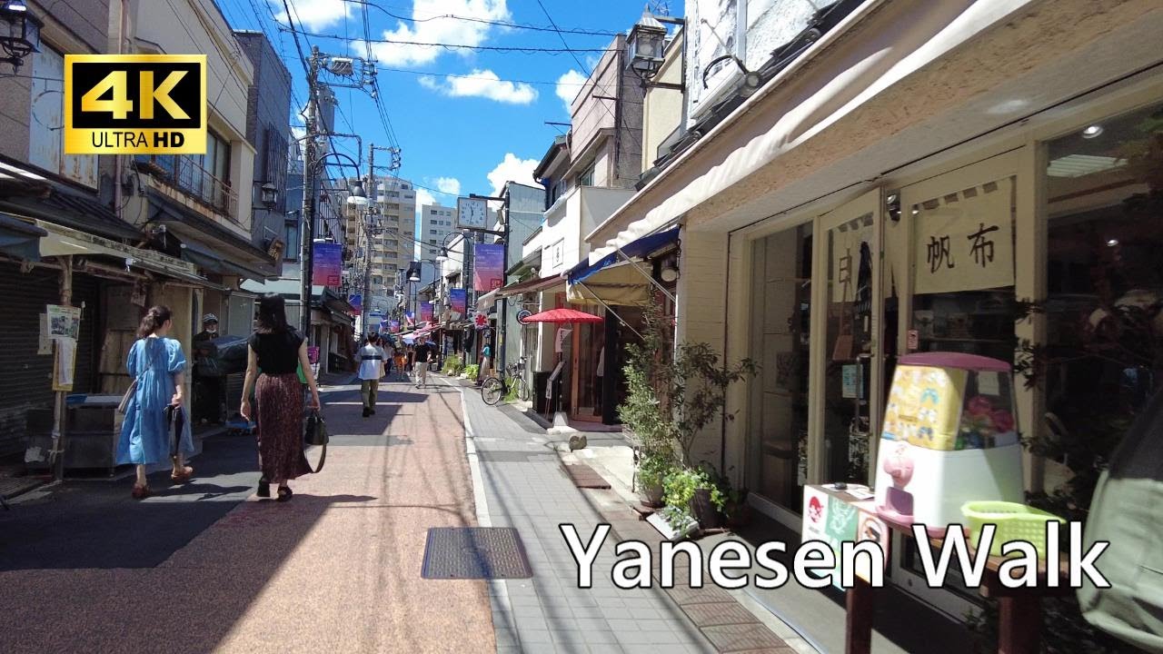 Take a walk in Yanesen (Yanaka, Nezu and Sendagi), Japan [4K] ／谷根千散歩