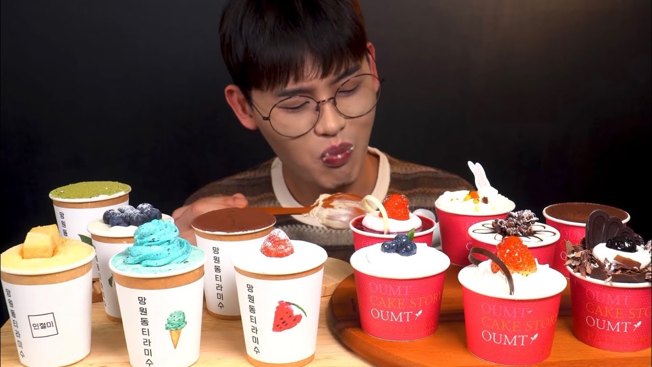 Ultimate Tiramisu Mukbang! 🍰 Melting Oreo Earl Grey & Decadent Chocolate Green Tea Delight!#mukbang 