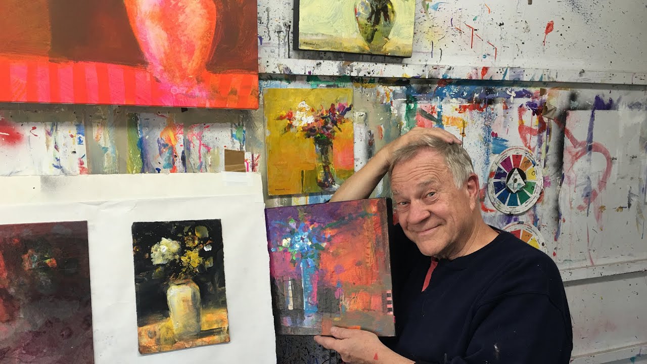 BobBlast 111 "Practice Painting Loose Florals in a Vase."