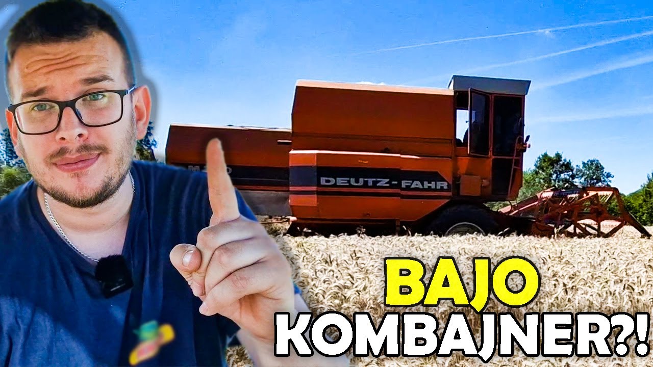 PRVI PUT SAM RADIM SA KOMBAJNOM - POČINJE ŽETVA PŠENICE !! *Robovlasnik ne dolazi*