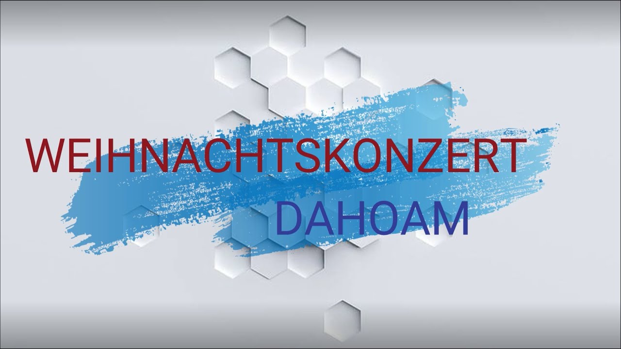 Weihnachtskonzert 2021 - dieses Jahr für Zuhause