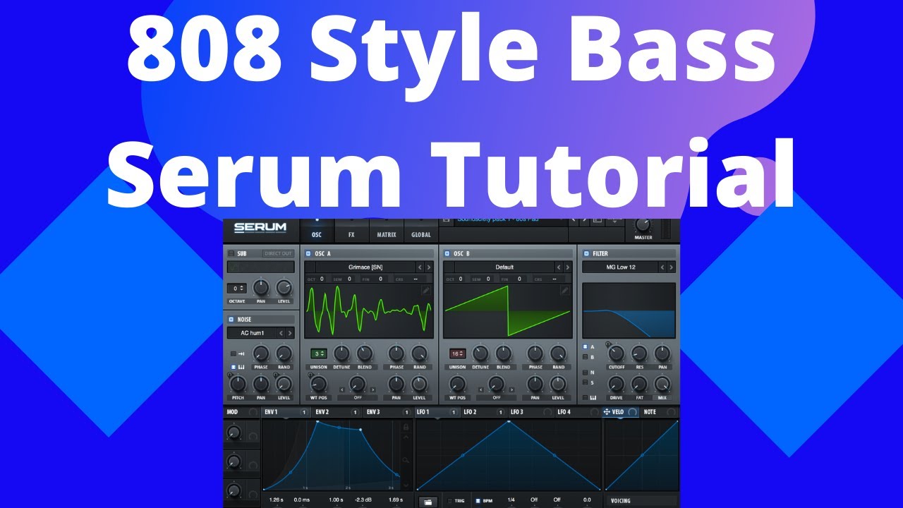 Create an 808 bass in Serum