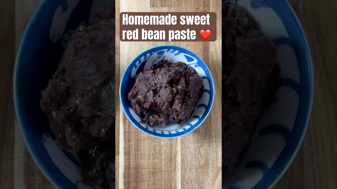 How to Make Authentic Japanese Red Bean Paste Anko  Easy Azuki Recipe at Home!