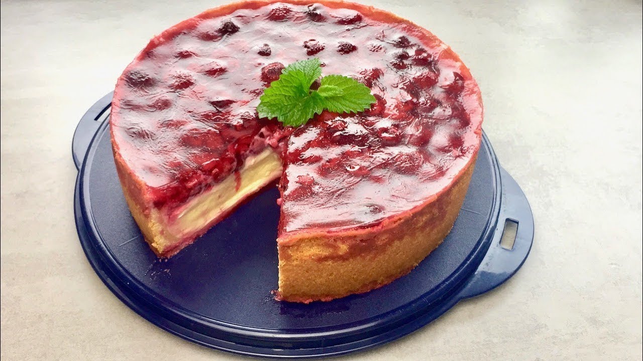 Himbeer-Pudding-Kuchen 🍰 aus dem Thermomix® TM5 - Thermilicious