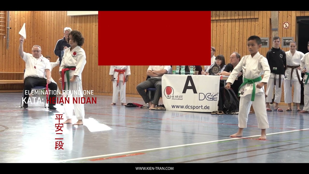 JKA / DJKB Landesmeisterschaft 2024 - Kien Tran 8yo Gold - Heian Nidan/ Shodan / Godan