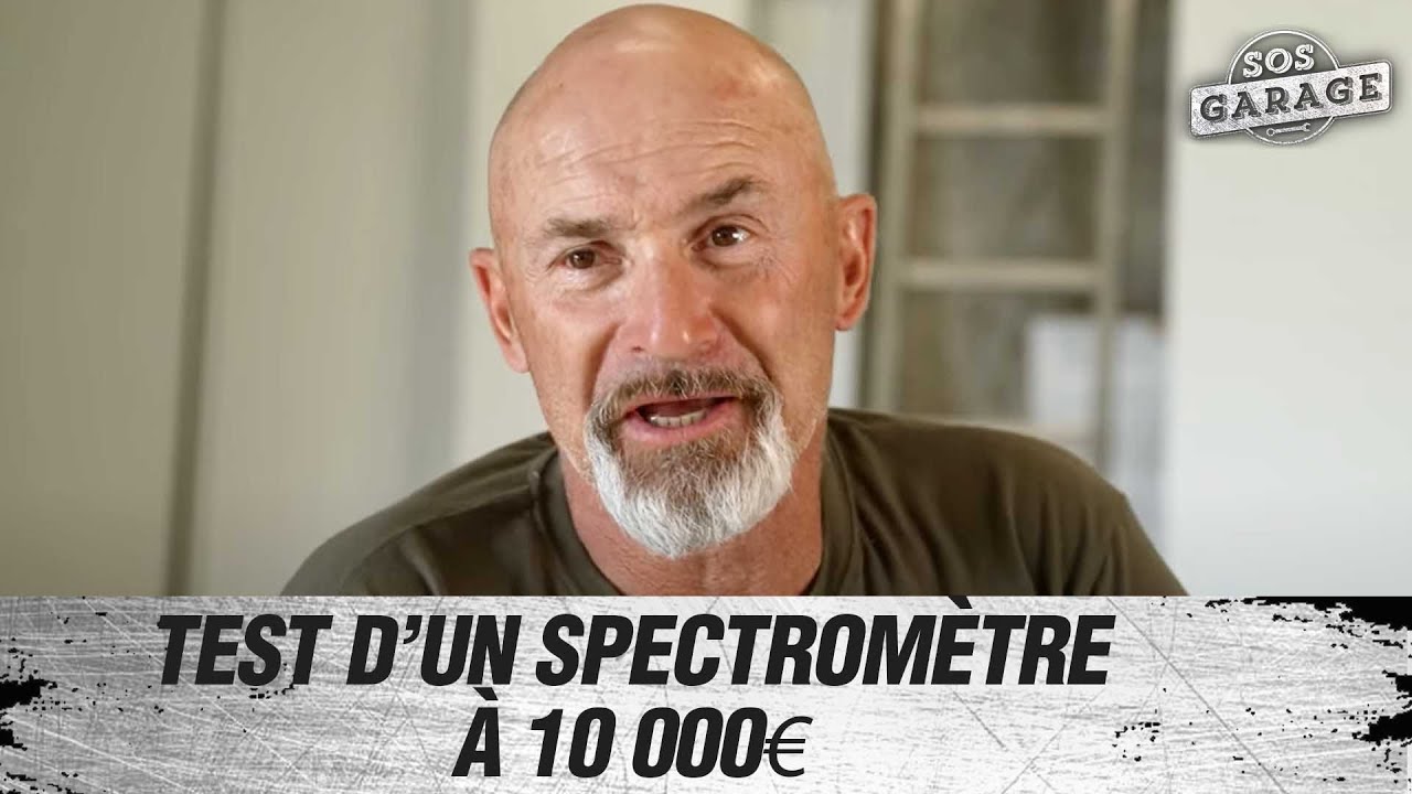 SOS Garage : Vincent Lagaf' teste un spectromètre d'une valeur de 10 000 € dans une carrosserie