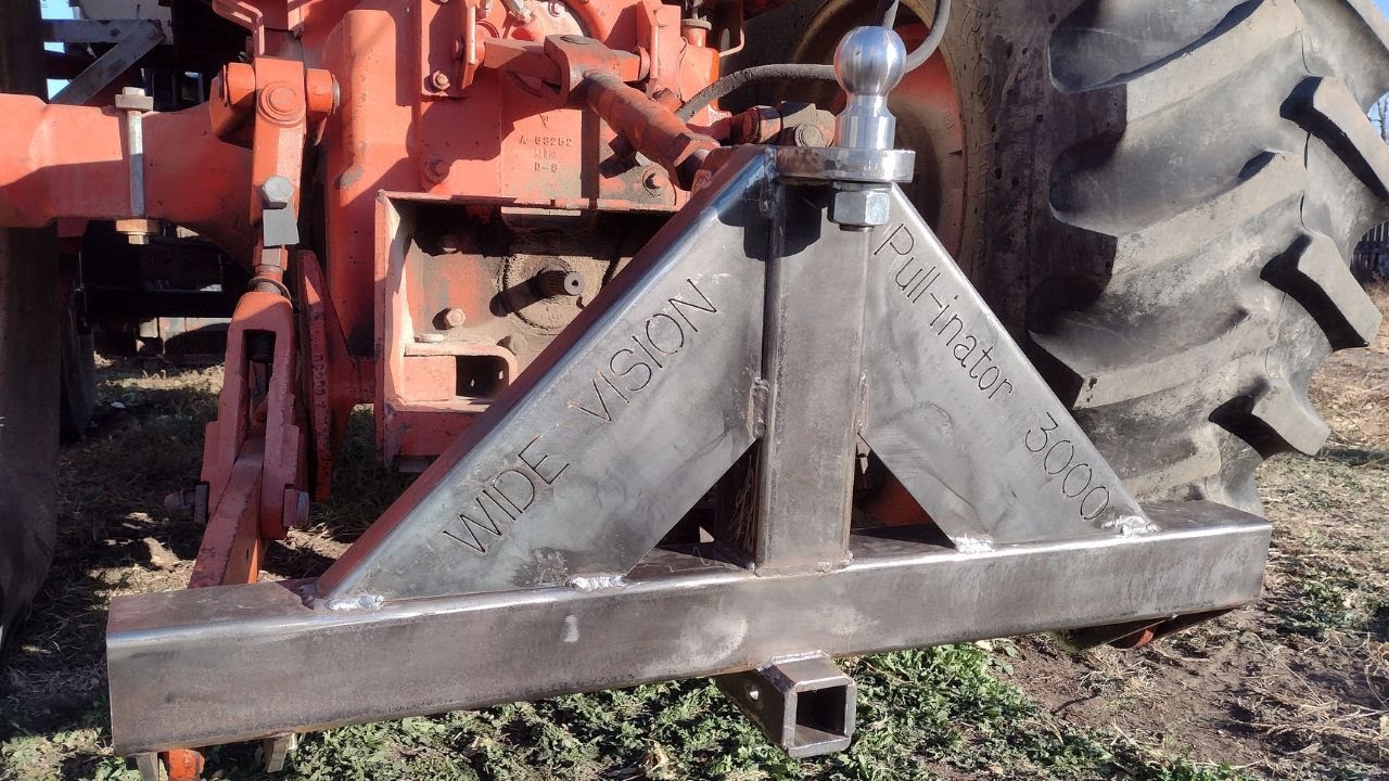 Trailer Mover Build - For my tractor's 3 point hitch! Gooseneck and receiver hitch.