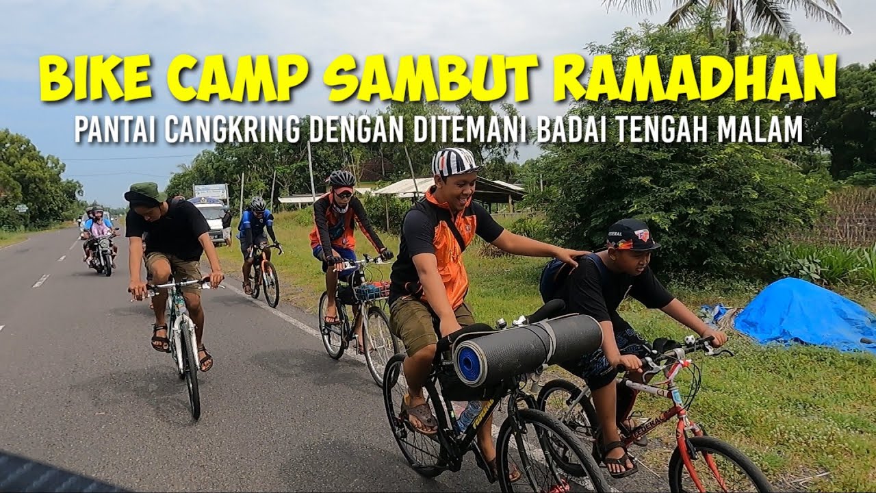 BEGINI RASANYA BIKE CAMP DI PINGGIR PANTAI | keluarga federal jogja brayat kidoel