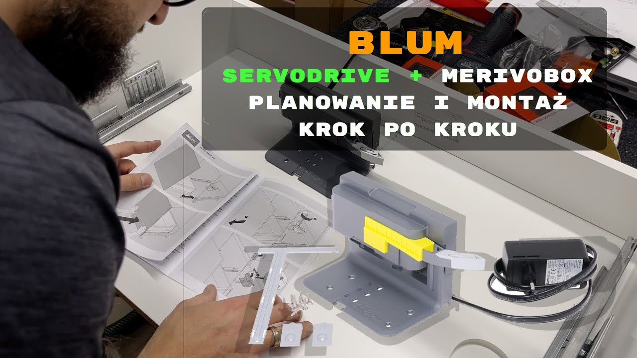 BLUM SERVO-DRIVE UNO + MERIVOBOX | Planowanie i jak zrobić montaż | Montaż korpusu pod zlewozmywak.