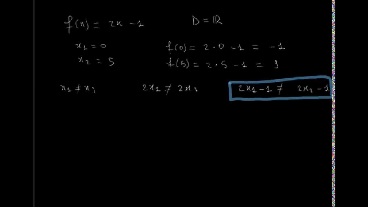 MATEMATICA: funzioni 3, iniettive, suriettive, biettive