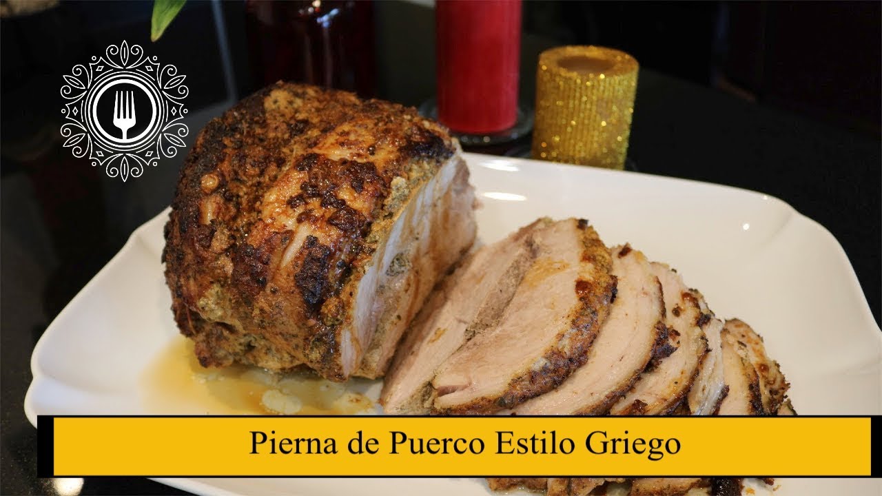 Pierna de Puerco Estilo Griego / Para Tu Cena de Navidad
