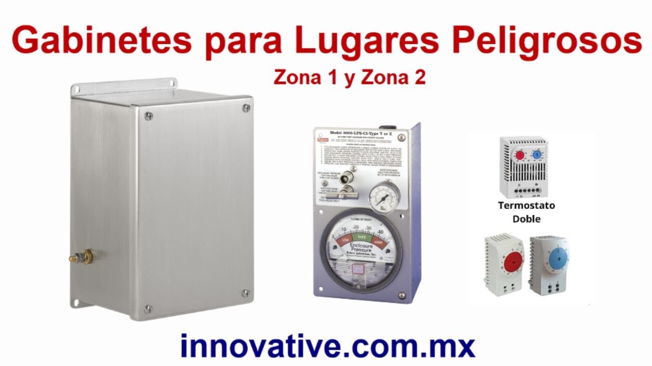 Gabinetes para Lugares Peligrosos Zona 1 y Zona 2 - Sistemas de Purga y Presurizacion