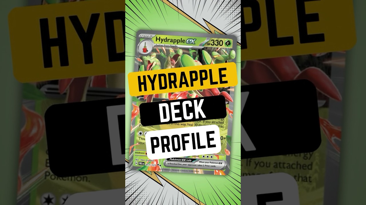 🍎 Hydrapple Is The HARDEST Hitter In The Pok&eacute;mon TCG 🍎 #megaevolution #deckprofile