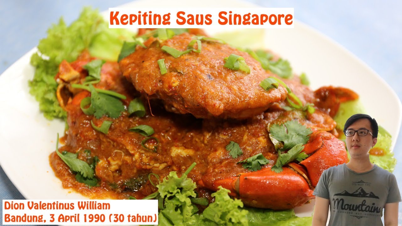 RESEP KEPITING SAUS SINGAPORE - CHILI CRAB - AUDISI ONLINE MASTERCHEF SEASON 7