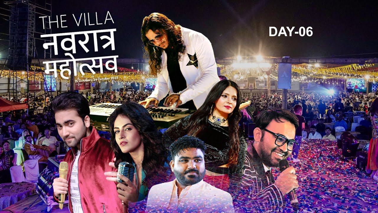 The Villa Navratri  - 2023, Day -6, Live Streaming By Sadhana Studio - Bhuj